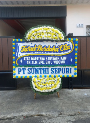 Papan Bunga Duka di Kubangsari